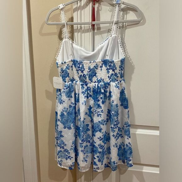 Altar'd State Blue Floral Sundress Mini - Picture 7 of 8